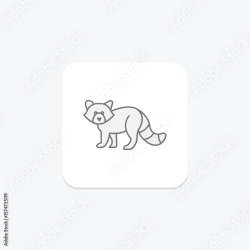 Red Panda, vector, pixel perfect, illustrator file