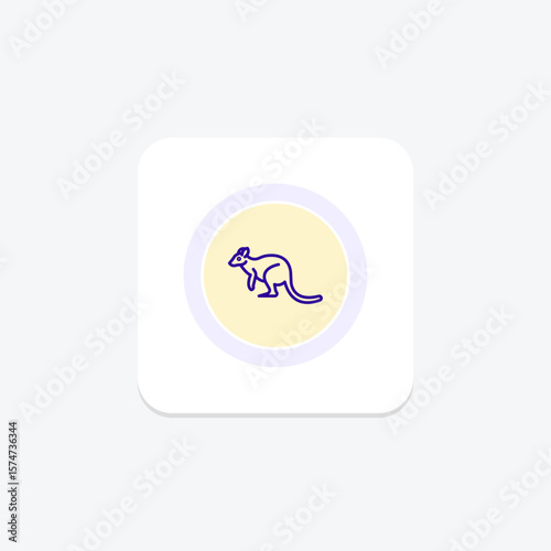 Tree Kangaroo, vector, pixel perfect, illustrator file