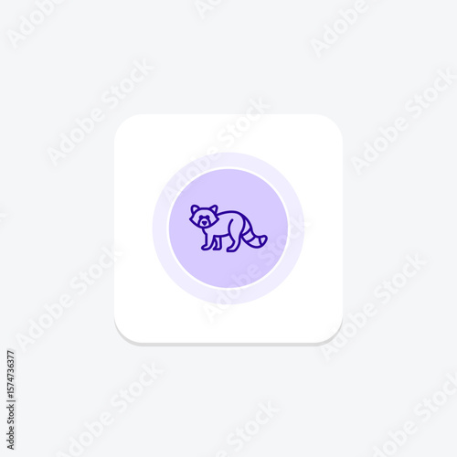 Red Panda, vector, pixel perfect, illustrator file