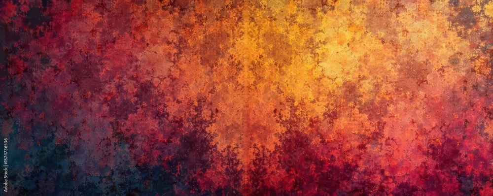 Fototapeta premium Deeply textured, distressed grunge surface with faded color variations and visible grain , old, worn, pattern