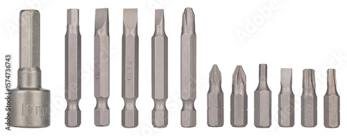 Tableau sur toile Full set of screwdriver and socket bits