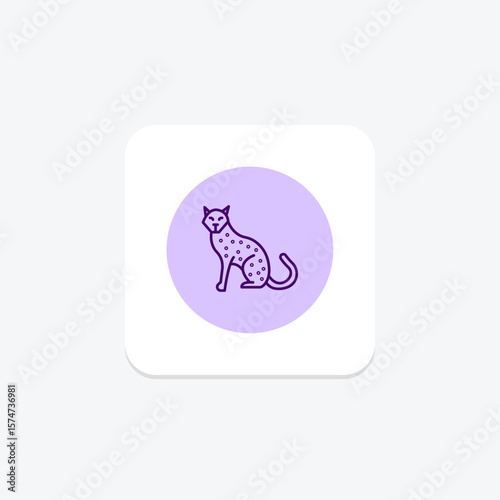 Cheetah, vector, pixel perfect, illustrator file
