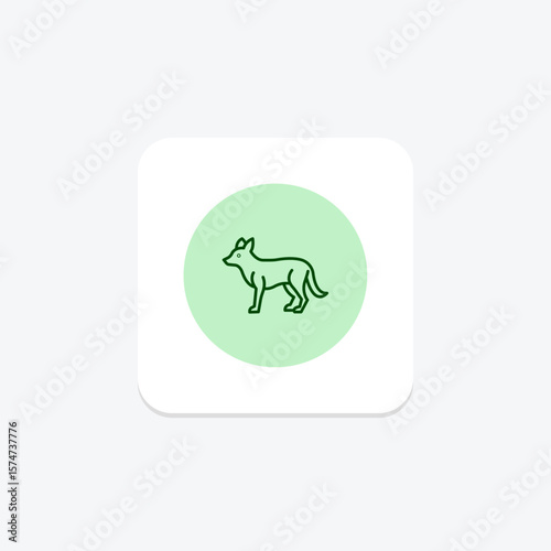 Jackal, vector, pixel perfect, illustrator file