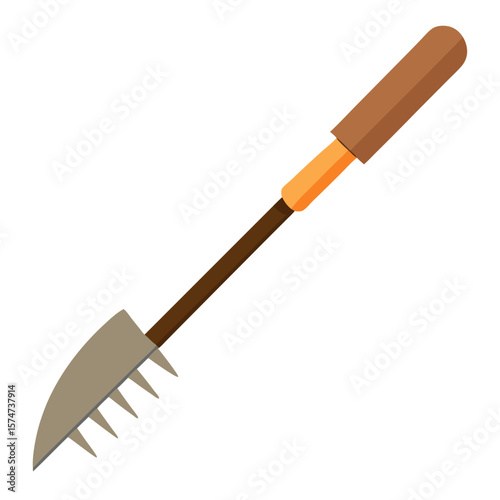 Cultivator Blade Silhouette Vector