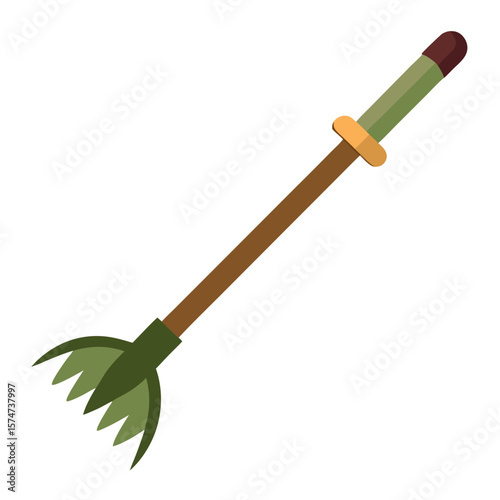 Cultivator Blade Silhouette Vector