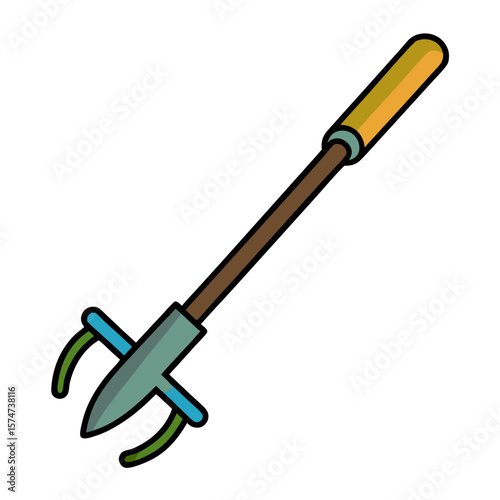 Cultivator Blade Silhouette Vector