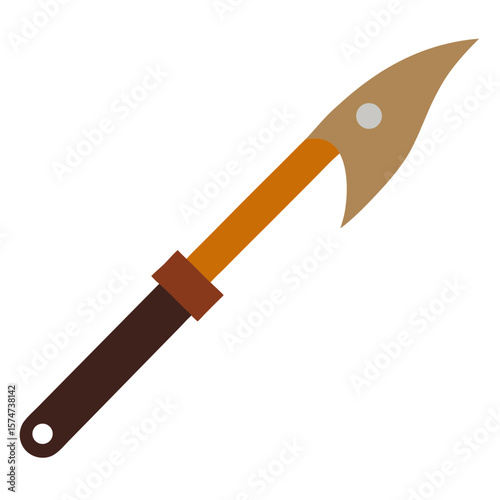 Cultivator Blade Silhouette Vector