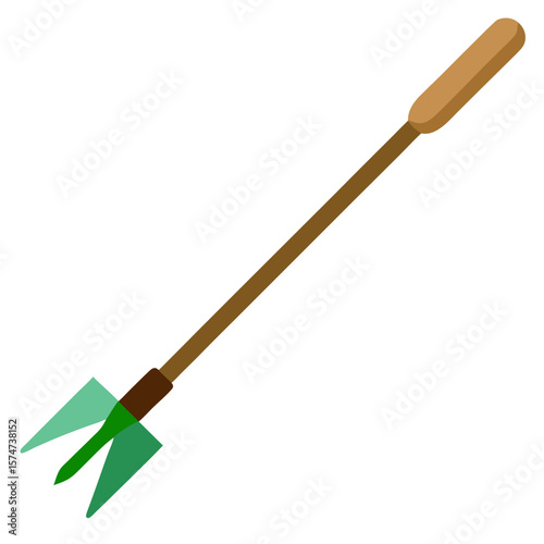 Cultivator Blade Silhouette Vector