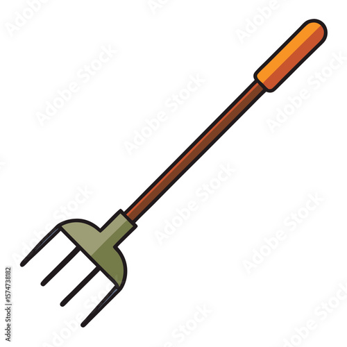 Cultivator Blade Silhouette Vector