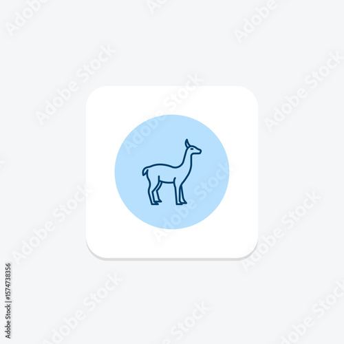 Vicuna, vector, pixel perfect, illustrator file