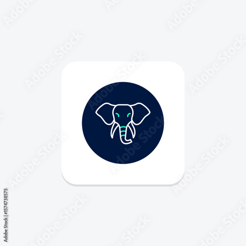 Elephant, vector, pixel perfect, illustrator file