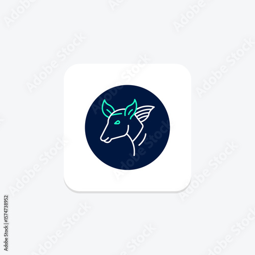 Okapi, vector, pixel perfect, illustrator file