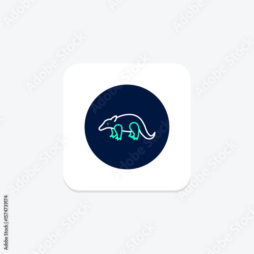 Pangolin, vector, pixel perfect, illustrator file