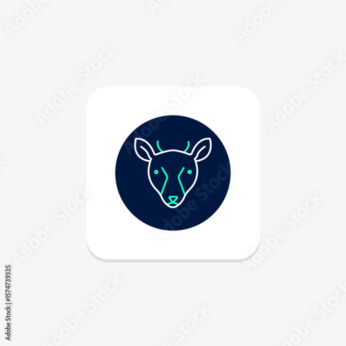 Musk Deer, vector, pixel perfect, illustrator file