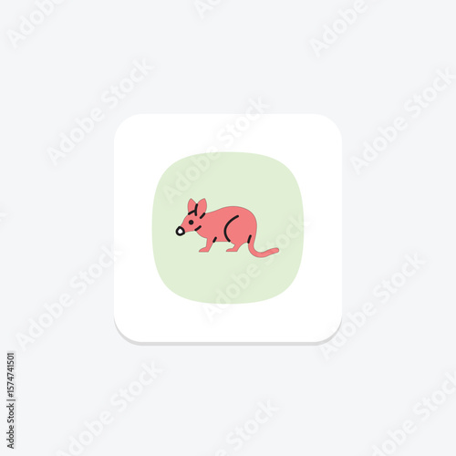 Bandicoot, vector, pixel perfect, illustrator file