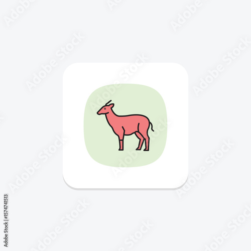 Nilgai, vector, pixel perfect, illustrator file