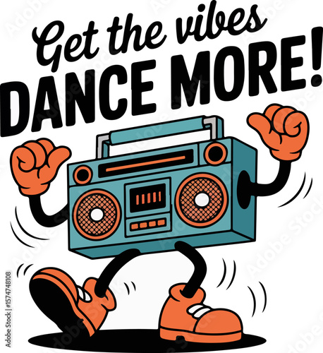 Get the vibes dance more t shirt