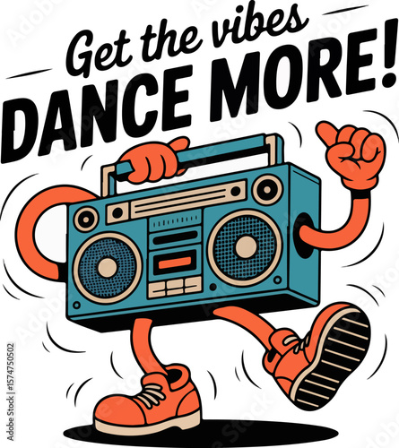 Get the vibes dance more t shirt
