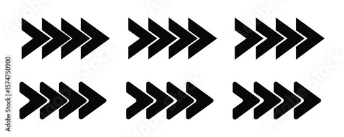 Black arrow vector icon pack. Clean and minimalist back arrow icons. Line style with circular and straight variations.