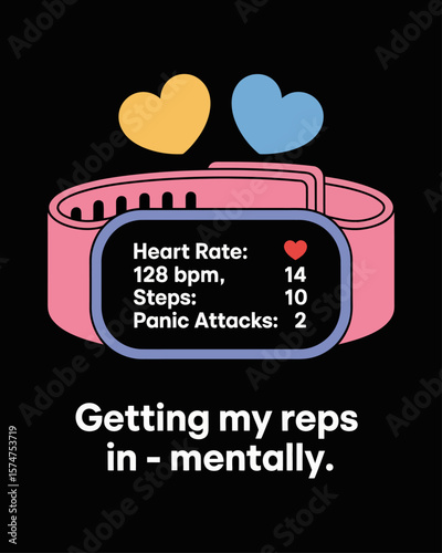 Cartoon snail holding “Go Away” sign, peeking from shell with caption “Slow But Anxious – PTSD Edition” on black background, whimsical art addressing trauma and anxiety.