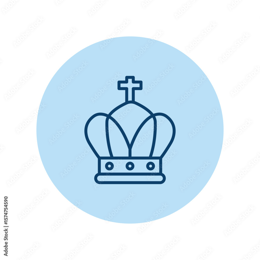 Obraz premium Royal pentaglow , vector, pixel perfect, illustrator file 