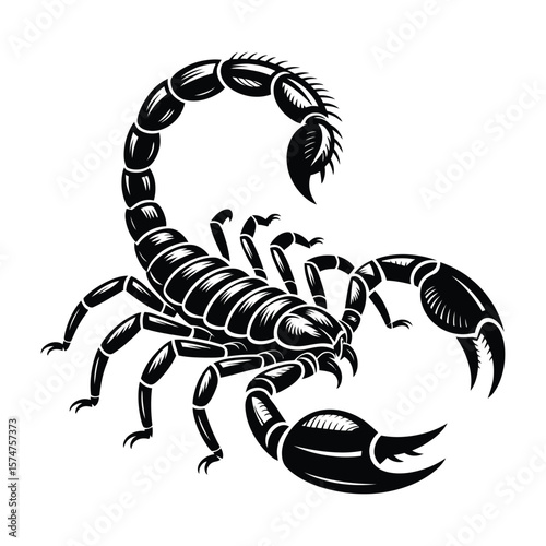 Modern tribal scorpion vector