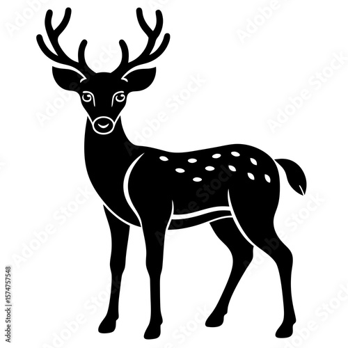 deer silhouette vector