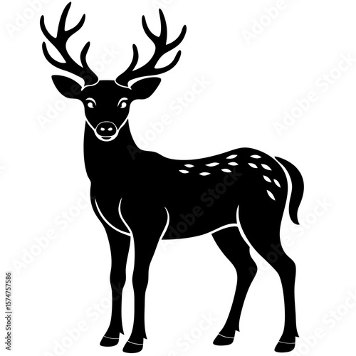 deer silhouette vector