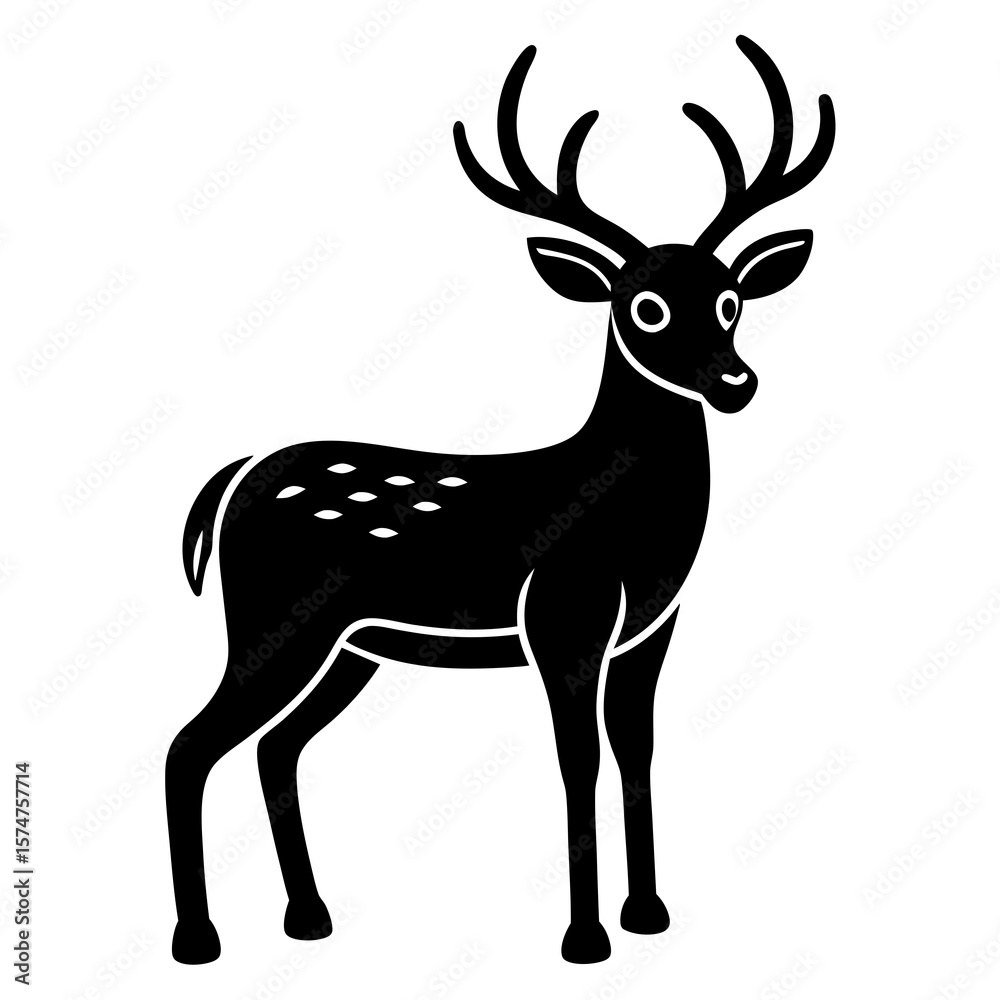 Fototapeta premium deer vector illustration