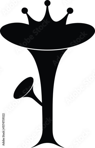 magic lamp isolated on white