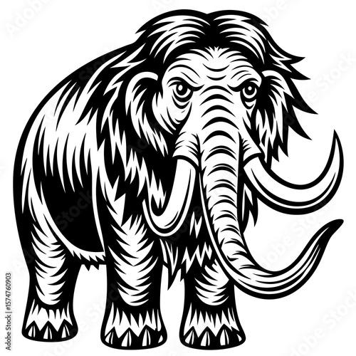 vector illustration of an elephant