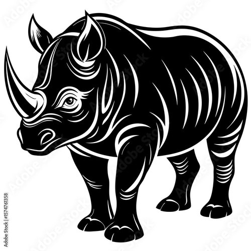 rhino vector illustration