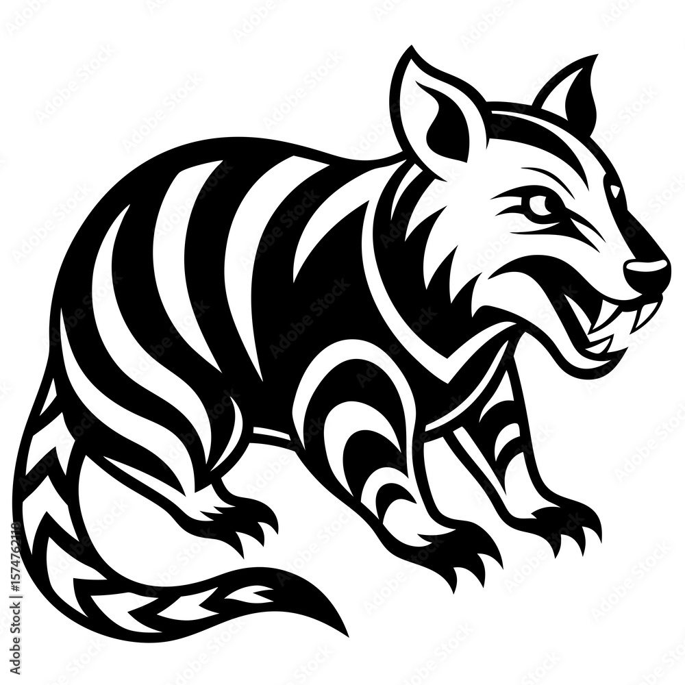 Fototapeta premium fox vector illustration