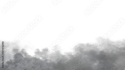 White and dark Smoke overly on isolated transparent background,white and dark fog overly,PNG