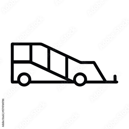 bus isolated on white background