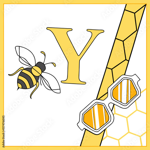 bee and honey