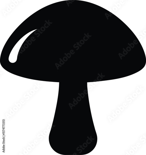vector illustration of a mushroom