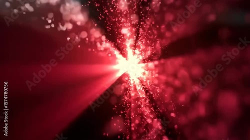 Radiant Red Burst