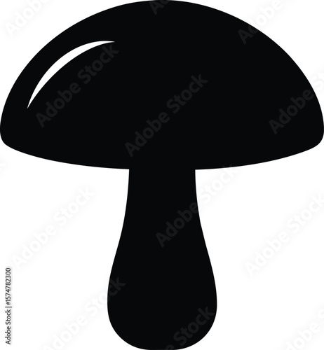 vector illustration of a mushroom