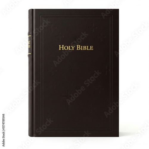 holy bible isolated on white background