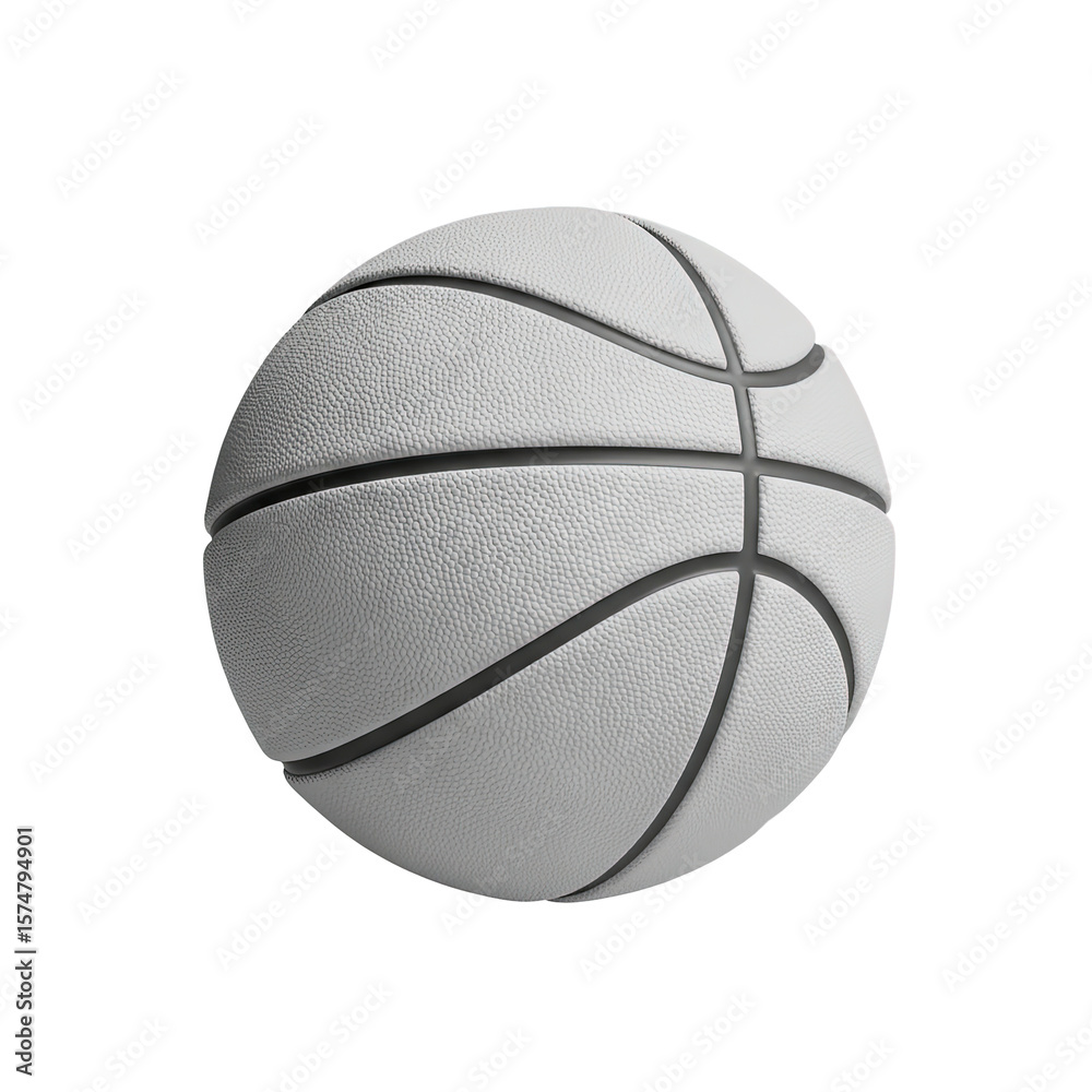 Fototapeta premium A 3d basketball icon for sports concepts