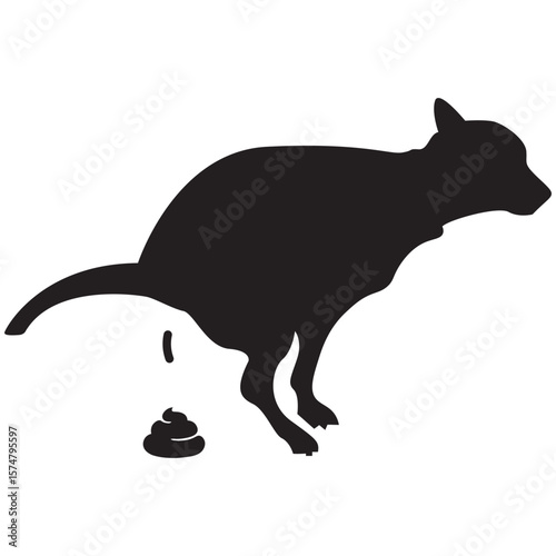 Poop icon collection. Dog shit vector icon. Animal poo symbol.