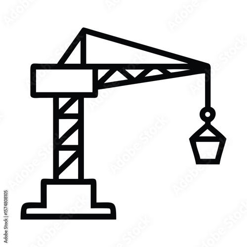 crane and building construction