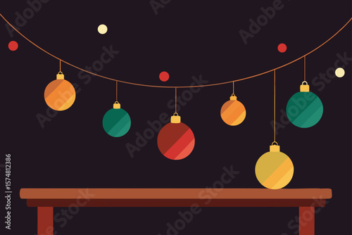 christmas tree with balls