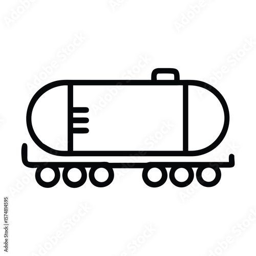 Tank wagon Dreamstale Lineal icon 