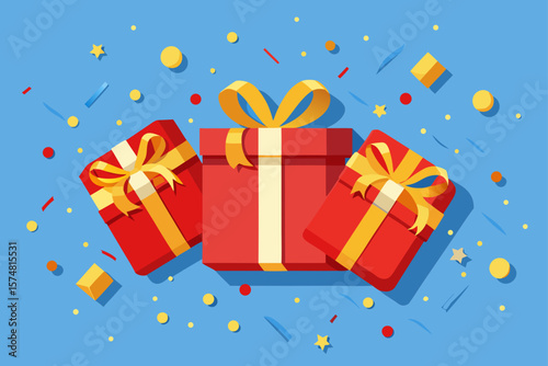 gift box with ribbon