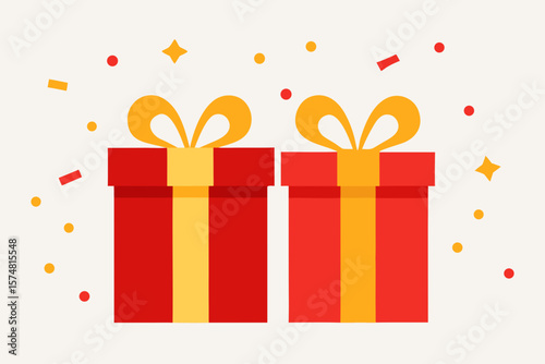 gift box vector illustration