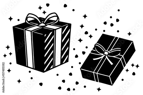 set of gift boxes