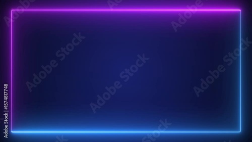 Neon light effects create a vibrant atmosphere in an urban setting