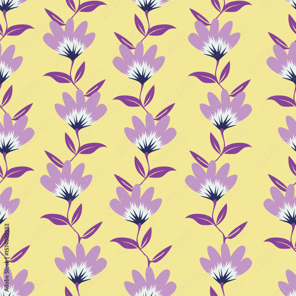 Fototapeta premium seamless floral pattern